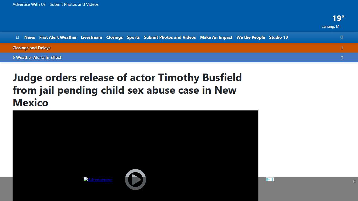 Judge orders release of actor Timothy Busfield from jail pending child sex abuse case in New Mexico